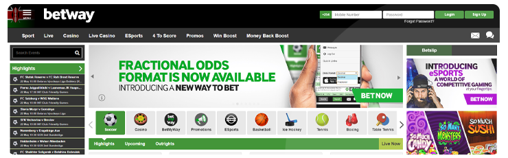 bookmaker betway